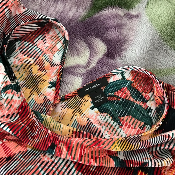 Halogen Plus Size Multicolor Mini Dress - Picture 7 of 11